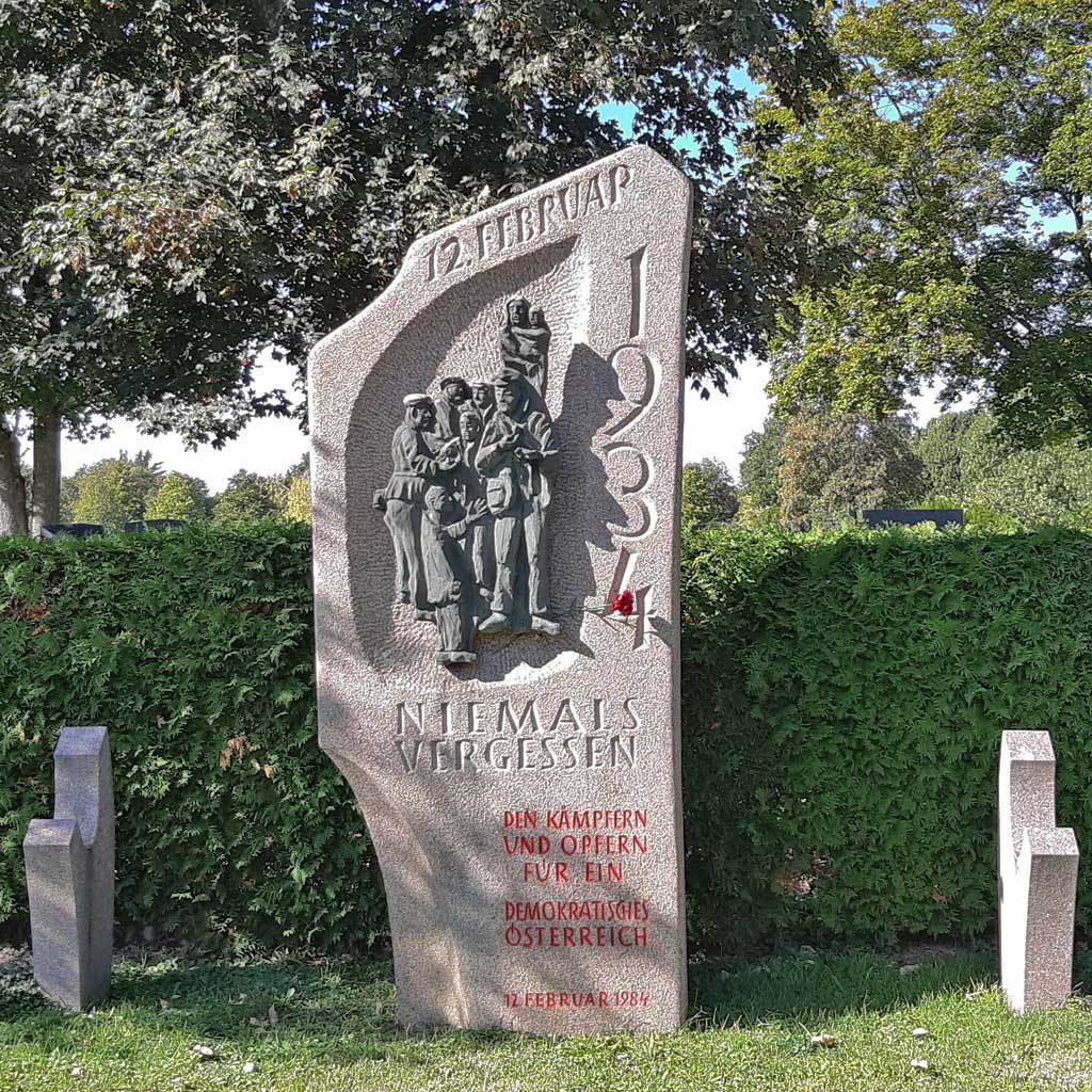 Zentralfriedhof Gedenkstätten. Große Tragödien und das kleine Unglück