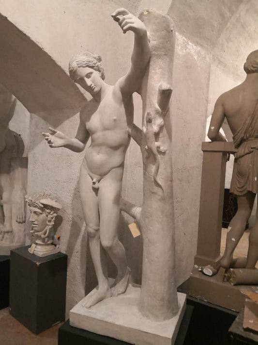 Apollon Sauroktonos – Restaurierung eines Gipsabgusses