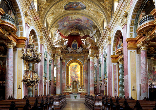 Die Wiener Jesuitenkirche und der Farbraum im österreichischen Hochbarock